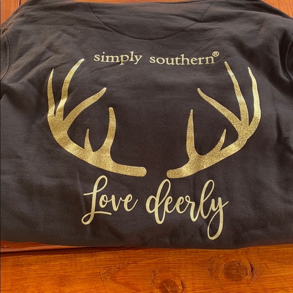 Simply Southern ACDMY Black Deer Hoodie - Picture 5 of 6